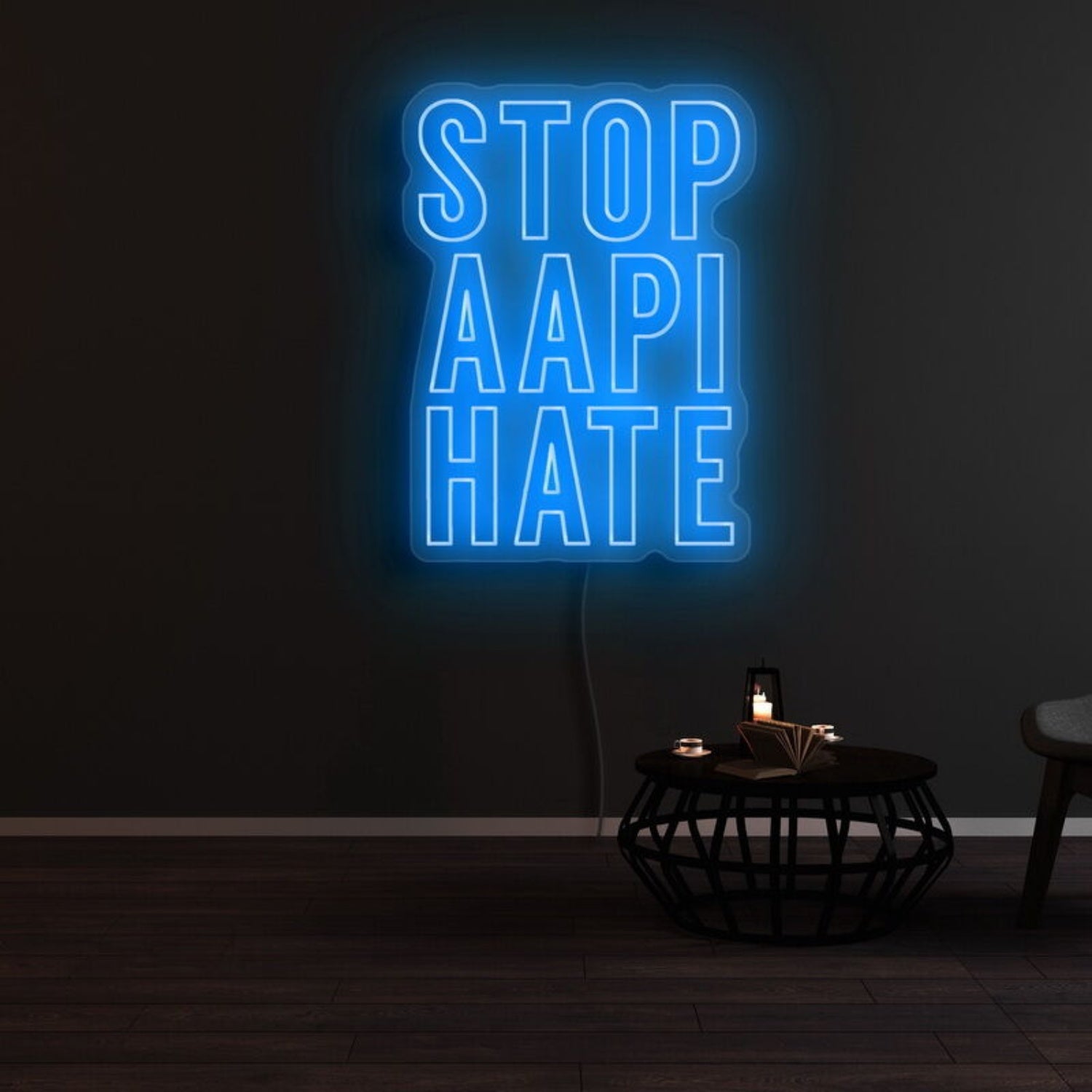 Stop Aapi Hate Led Neon Sign - Shineneon