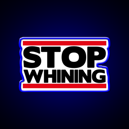 Stop Whining Gym Fitness Led Neon Sign Rgb Color - LED neon sign view 5