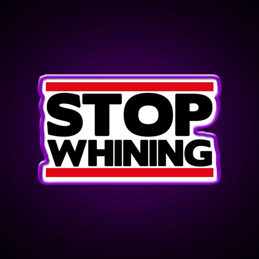 Stop Whining Gym Fitness Led Neon Sign Rgb Color - LED neon sign view 9