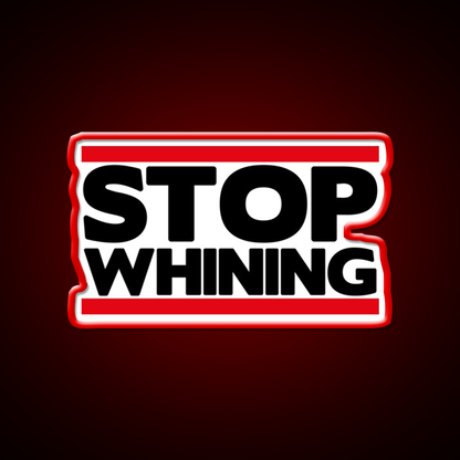 Stop Whining Gym Fitness Led Neon Sign Rgb Color - LED neon sign view 10