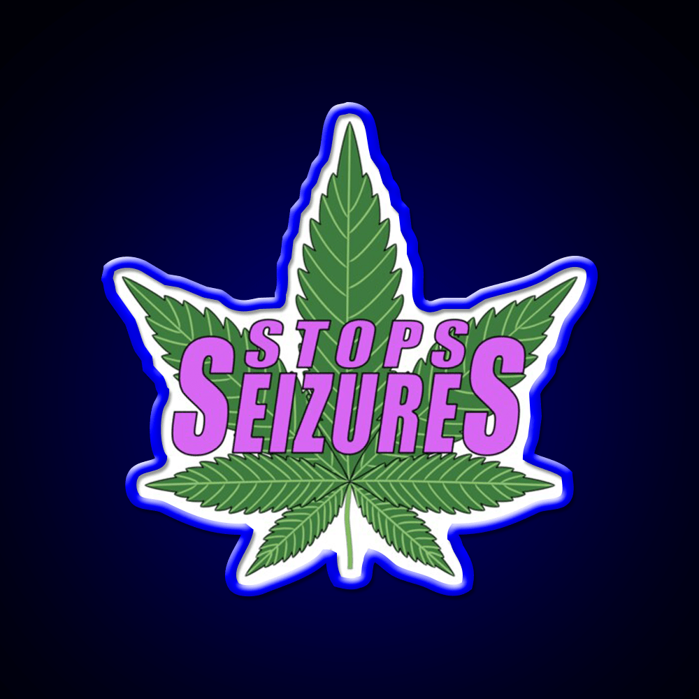 Stops Seizures Hemp Inspired Green Leaf Led Neon Sign Rgb Color - Shineneon