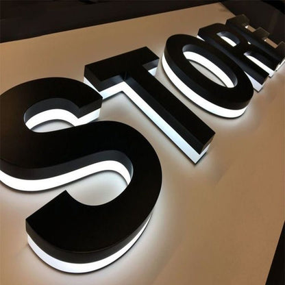 Store 3D Backlit Channel Letters Led Light Sign - Shineneon