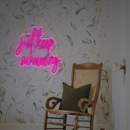 Store Dive Into Style With The Just Keep Swimiming Led Neon Sign | Shineneon