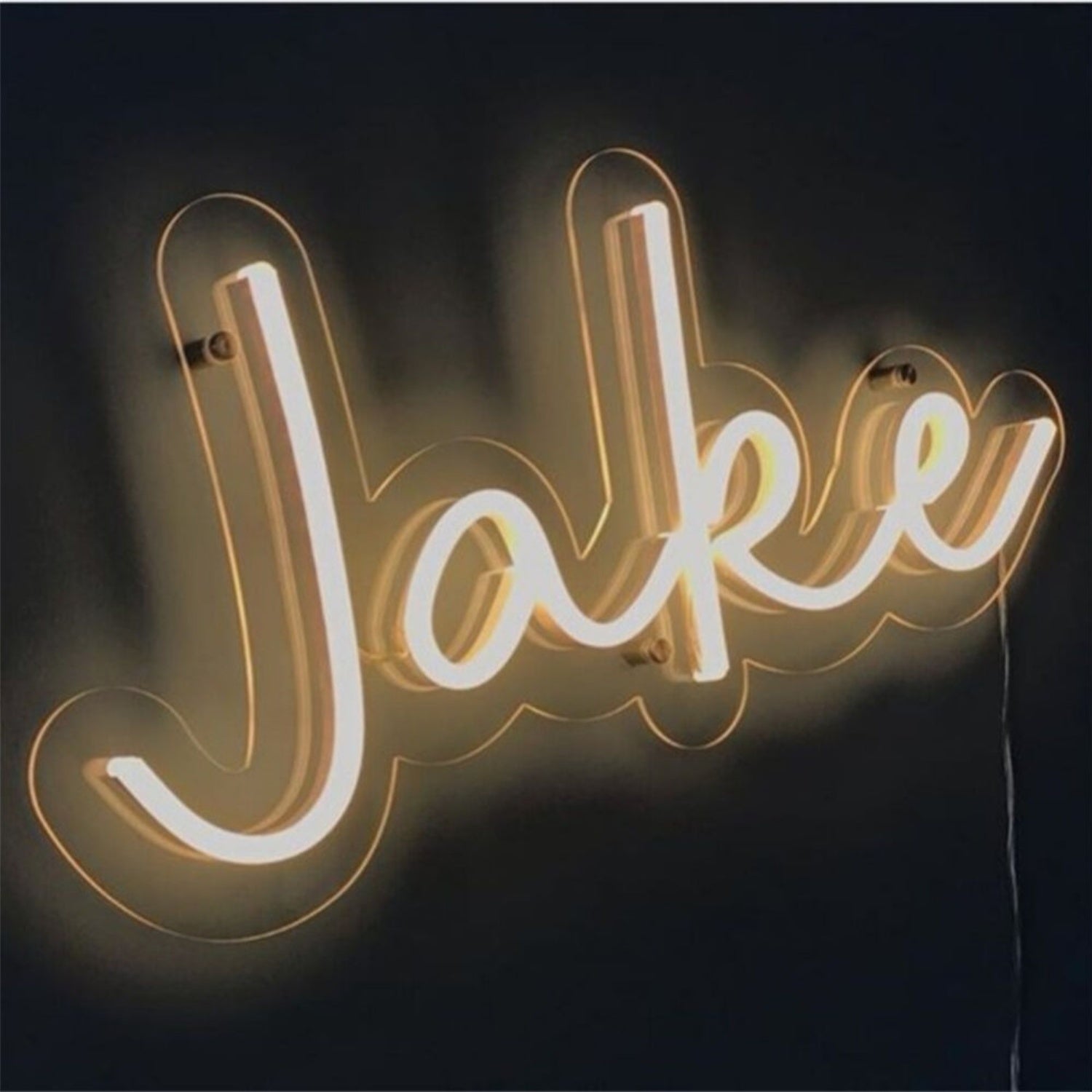 Storefront Bar Wedding Glow With The Name Jake Led Neon Sign | Shineneon