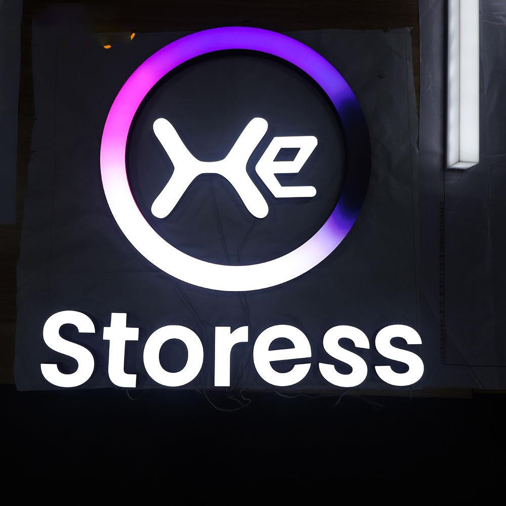 Storess 3D Frontlit Letters Metal Led Sign