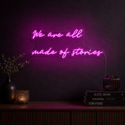 Stories Quote Neon Sign LED Neon Sign high-converting product image