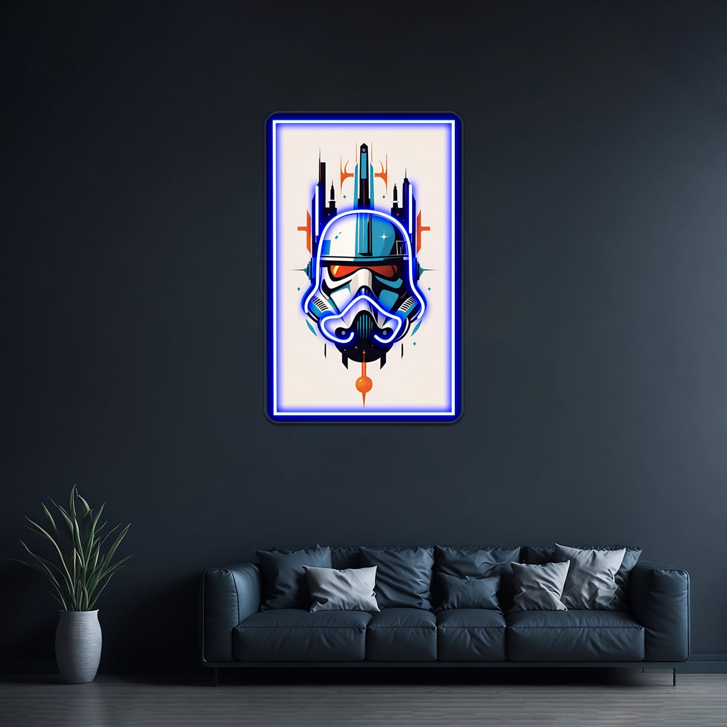 Stormtrooper Art Wall Artwork Neon Signs