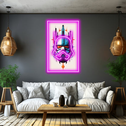 Stormtrooper Art Wall Artwork Neon Signs