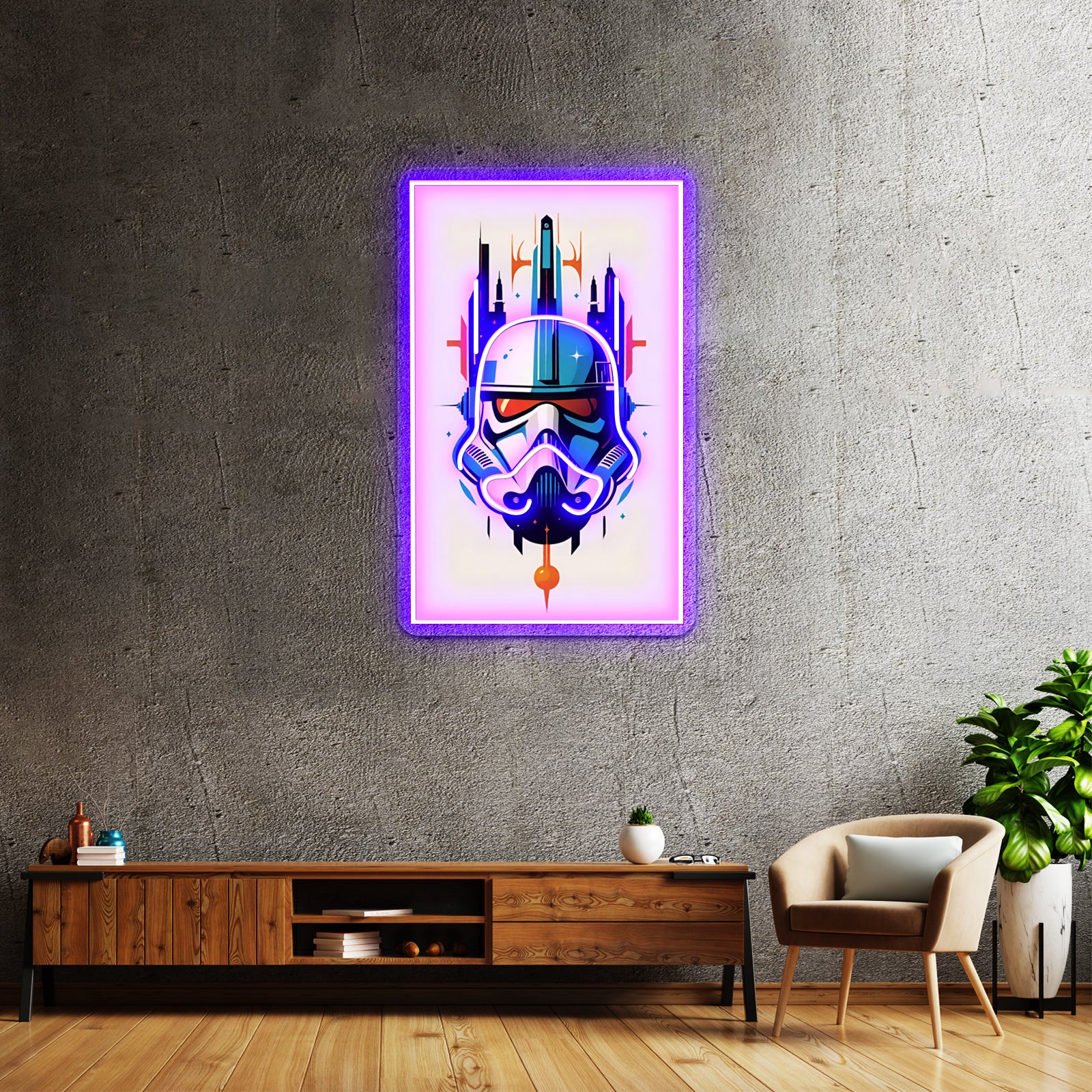 Stormtrooper Art Wall Artwork Neon Signs | Shineneon