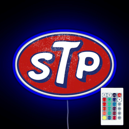 Stp March Logo Vintage Rgb Led Neon Sign Pop Wall Art