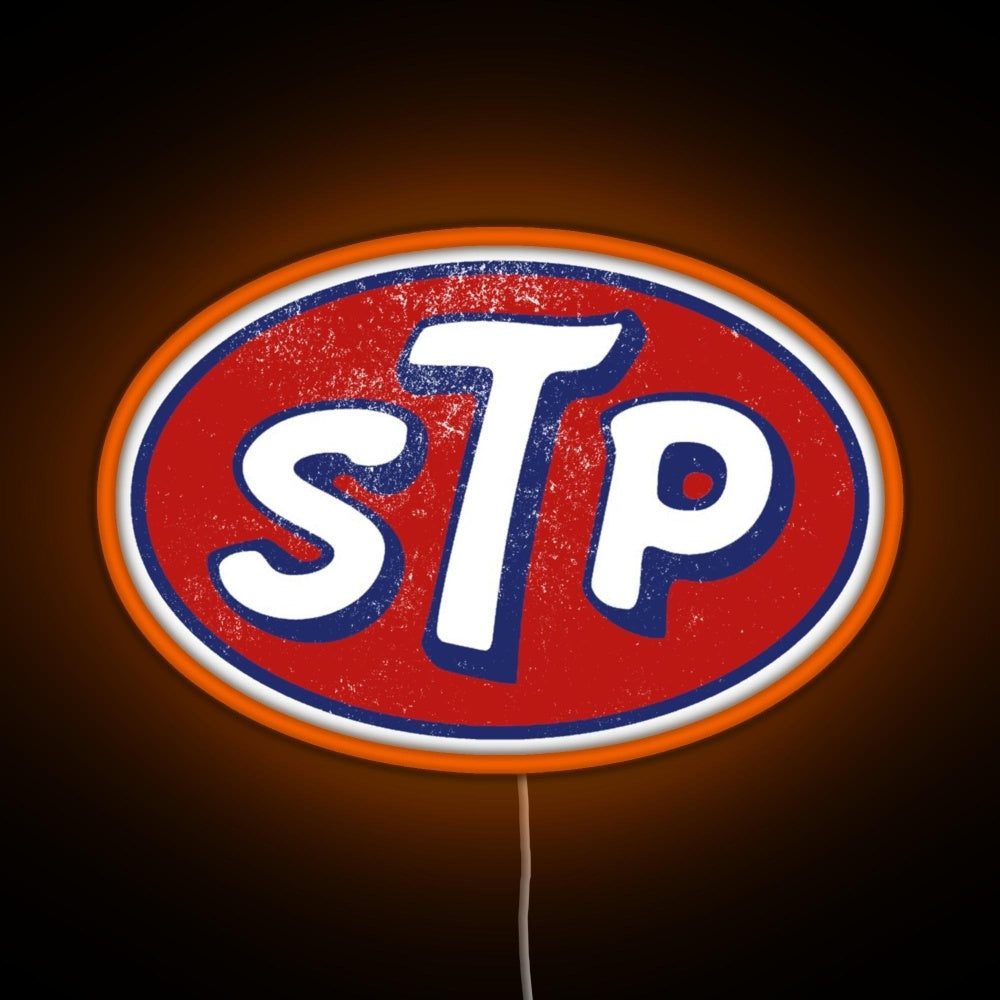 Stp March Logo Vintage Rgb Led Neon Sign Pop Wall Art