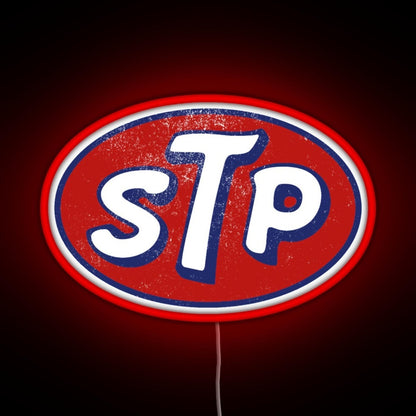 Stp March Logo Vintage Rgb Led Neon Sign Pop Wall Art