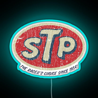 Stp Racer S Choice 1954 Rgb Led Neon Sign Pop Wall Art - Shineneon