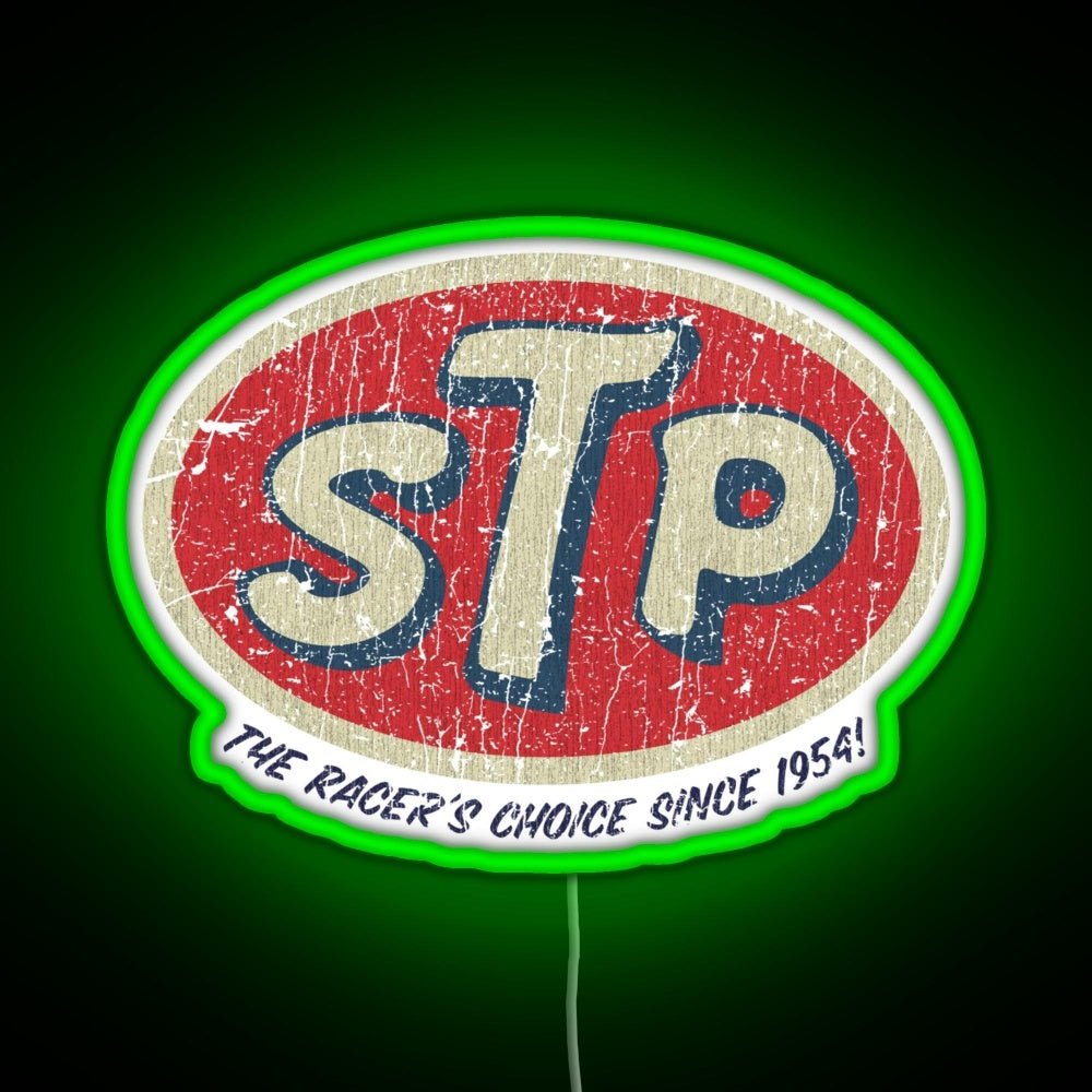 Stp Racer S Choice 1954 Rgb Led Neon Sign Pop Wall Art - Shineneon