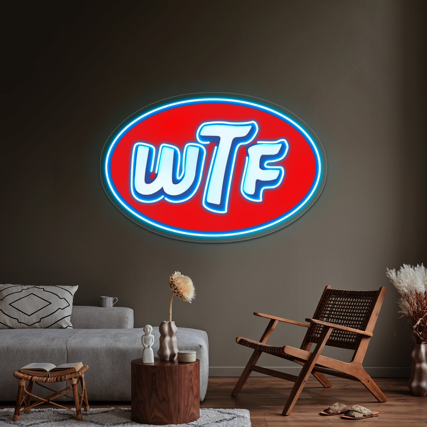 Stp Wtf Without Distressing Artwork Neon Signs For Sale