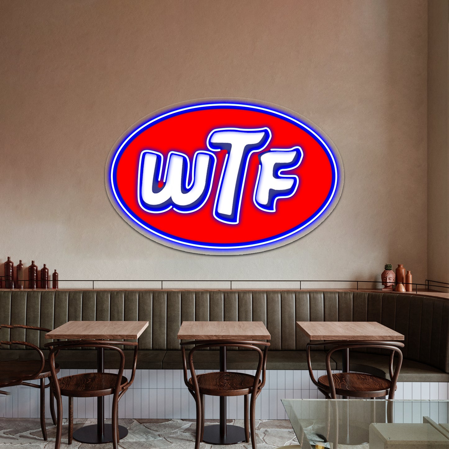 Stp Wtf Without Distressing Artwork Neon Signs For Sale