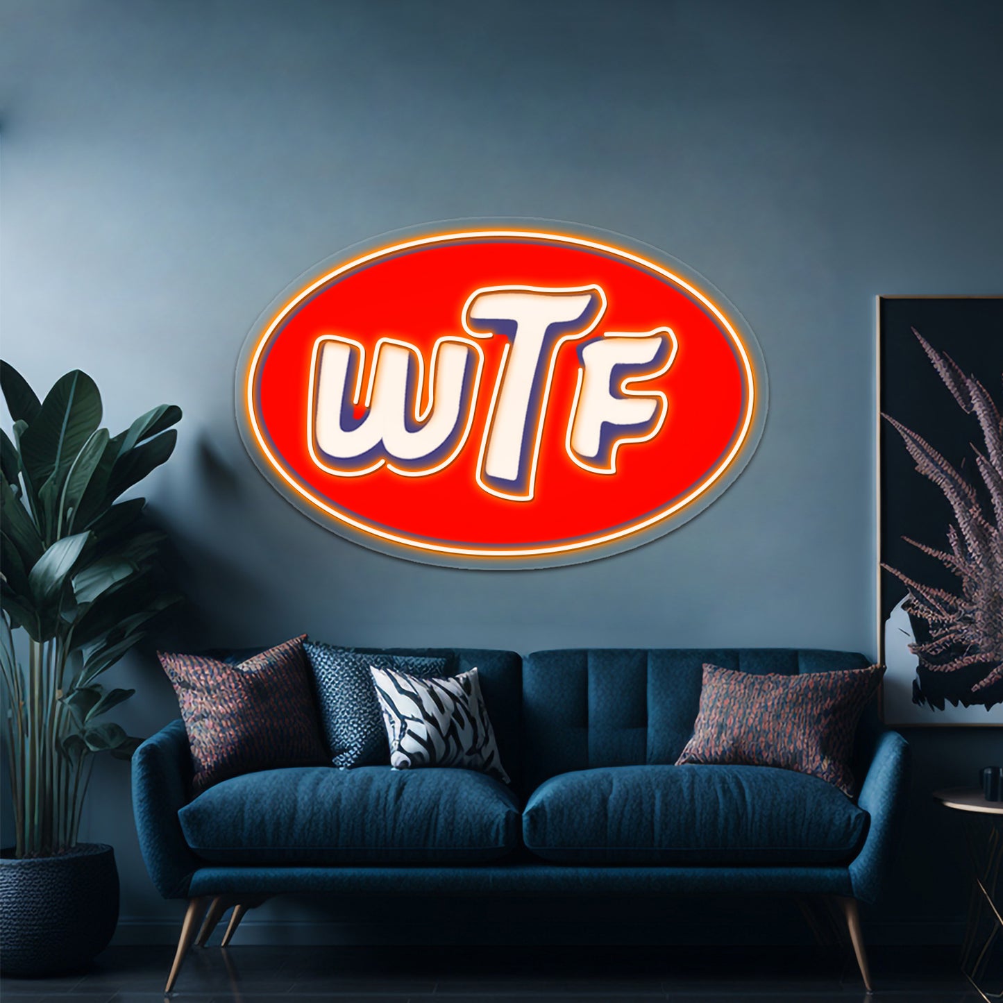 Stp Wtf Without Distressing Artwork Neon Signs For Sale