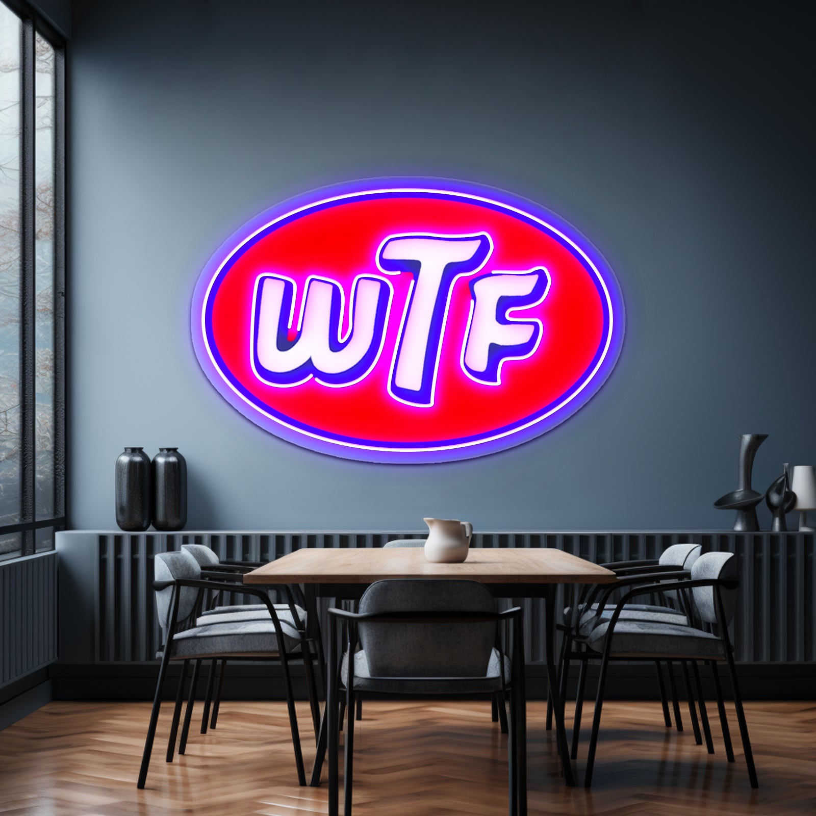 Stp Wtf Without Distressing Artwork Neon Signs For Sale | Shineneon