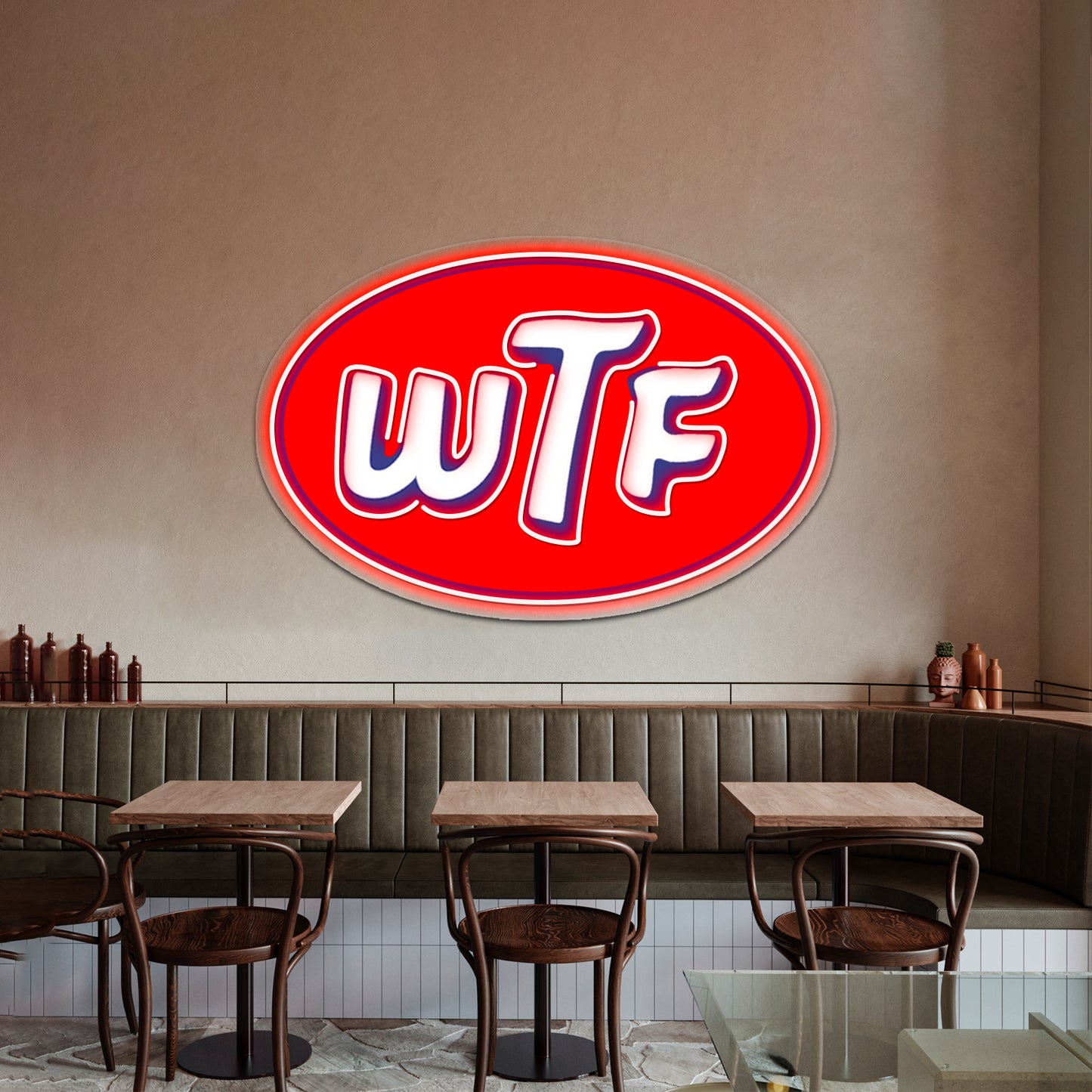 Stp Wtf Without Distressing Artwork Neon Signs For Sale