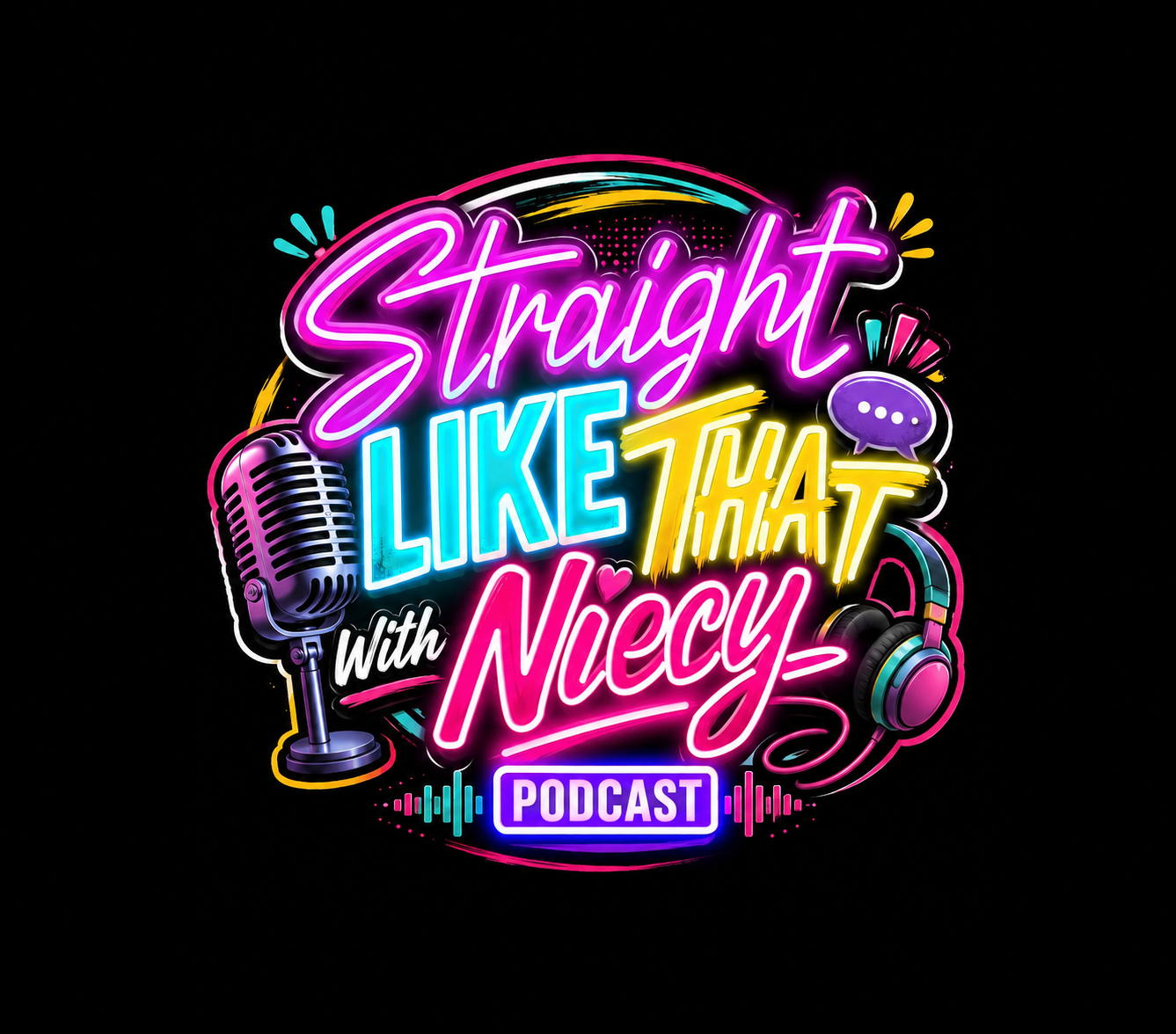 Straight LIKE THAT with Niecy Custom LED Neon Sign - Shineneon