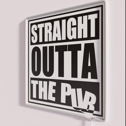 Straight Outta The Pub Rgb Led Neon Sign - Shineneon