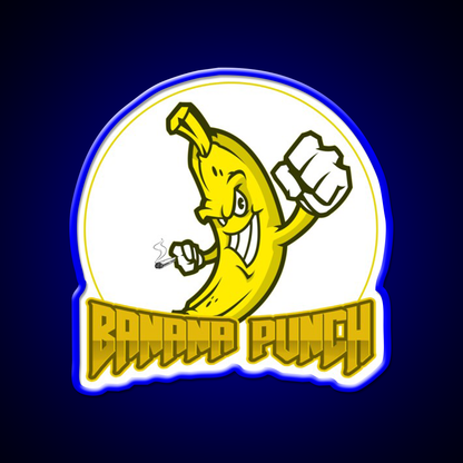 Strains Banana Punch Hemp Inspired Green Leaf Led Neon Sign Rgb Color - LED neon sign view 5