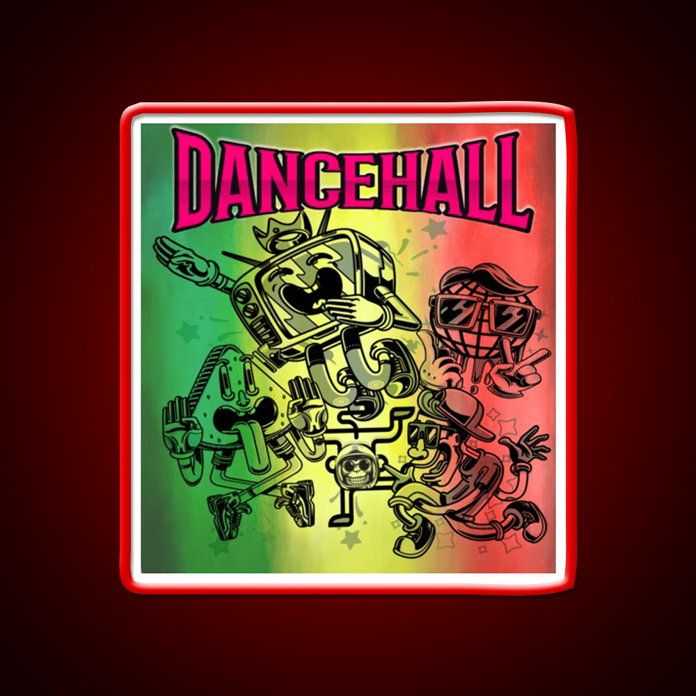 Strains Dancehall Hemp Inspired Green Leaf Led Neon Sign Rgb Color - Shineneon