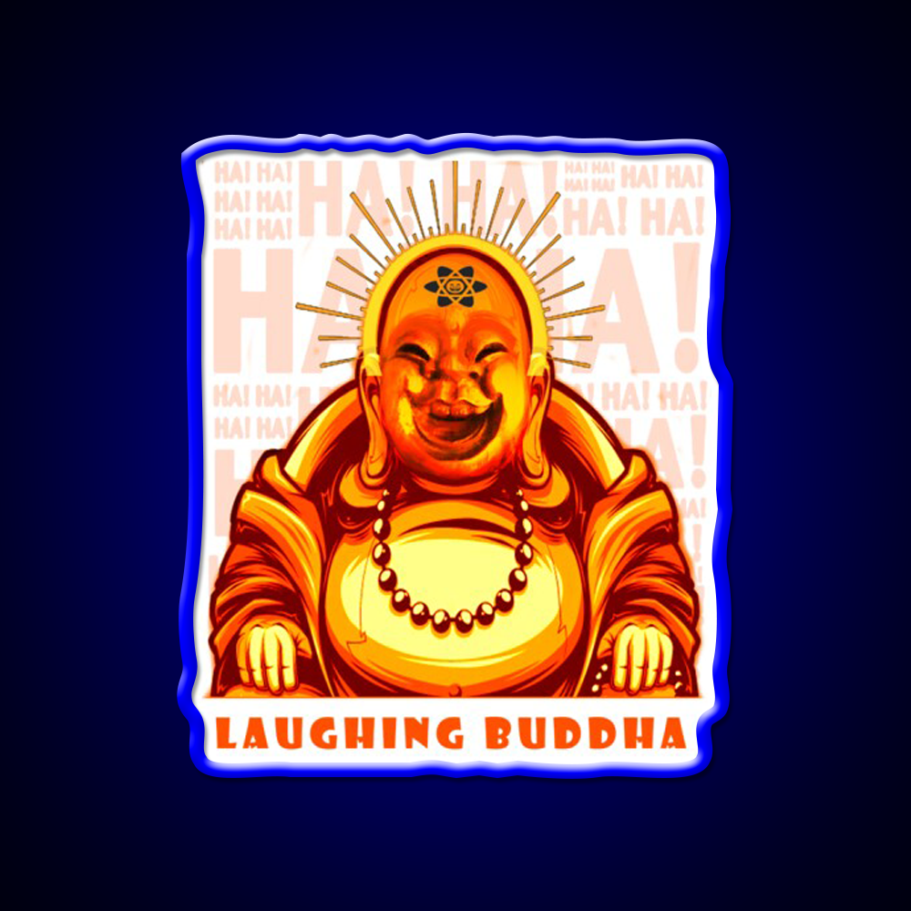 Strains Laughing Buddah Hemp Inspired Green Leaf Led Neon Sign Rgb Color - LED neon sign view 5