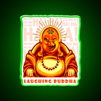 Strains Laughing Buddah Hemp Inspired Green Leaf Led Neon Sign Rgb Color - LED neon sign view 8