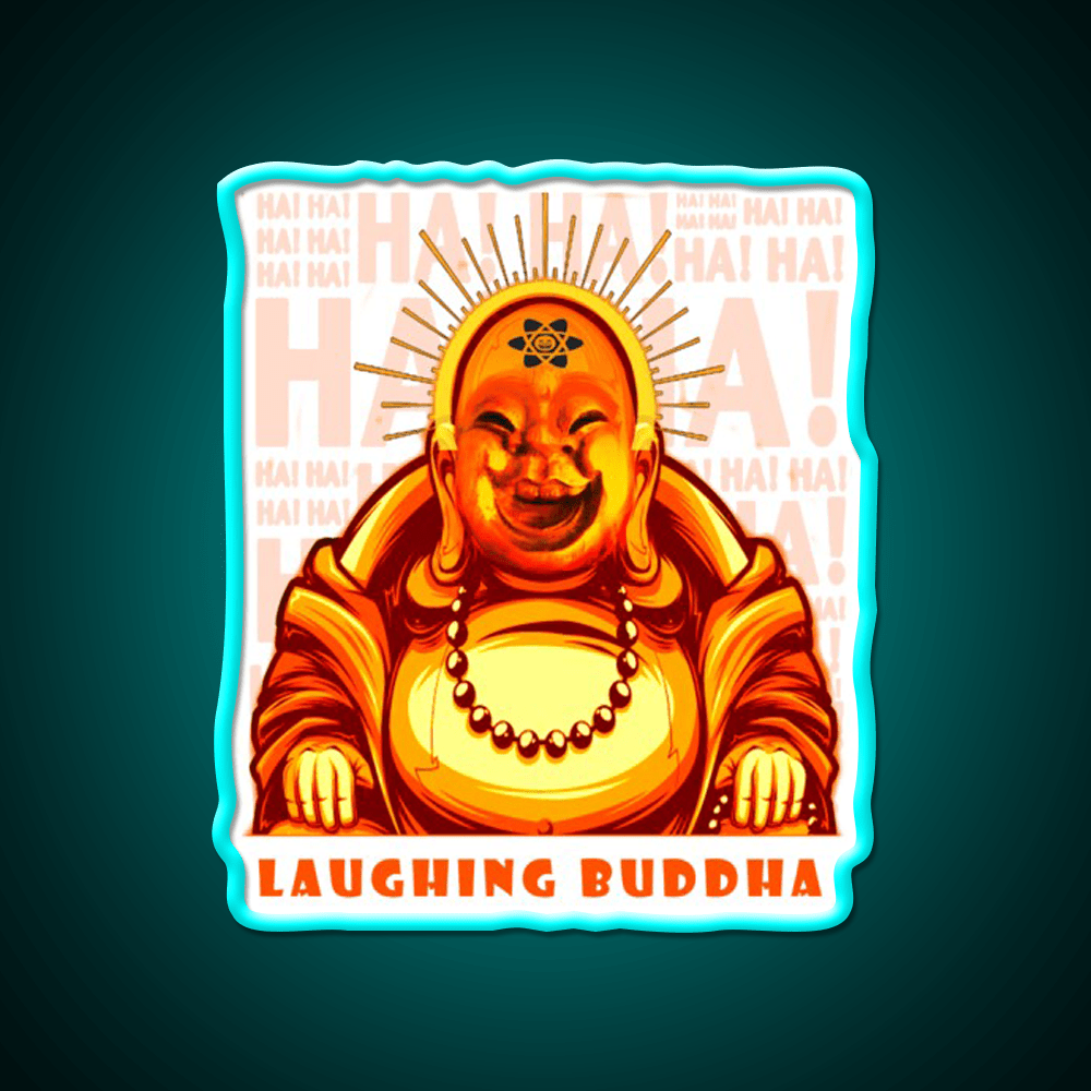 Strains Laughing Buddah Hemp Inspired Green Leaf Led Neon Sign Rgb Color - Shineneon