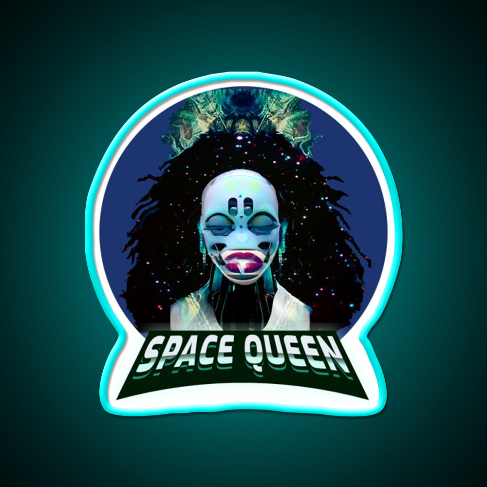 Strains Space Queen Cyberpunk Hemp Inspired Green Leaf Led Neon Sign Rgb Color - Size and dimension reference