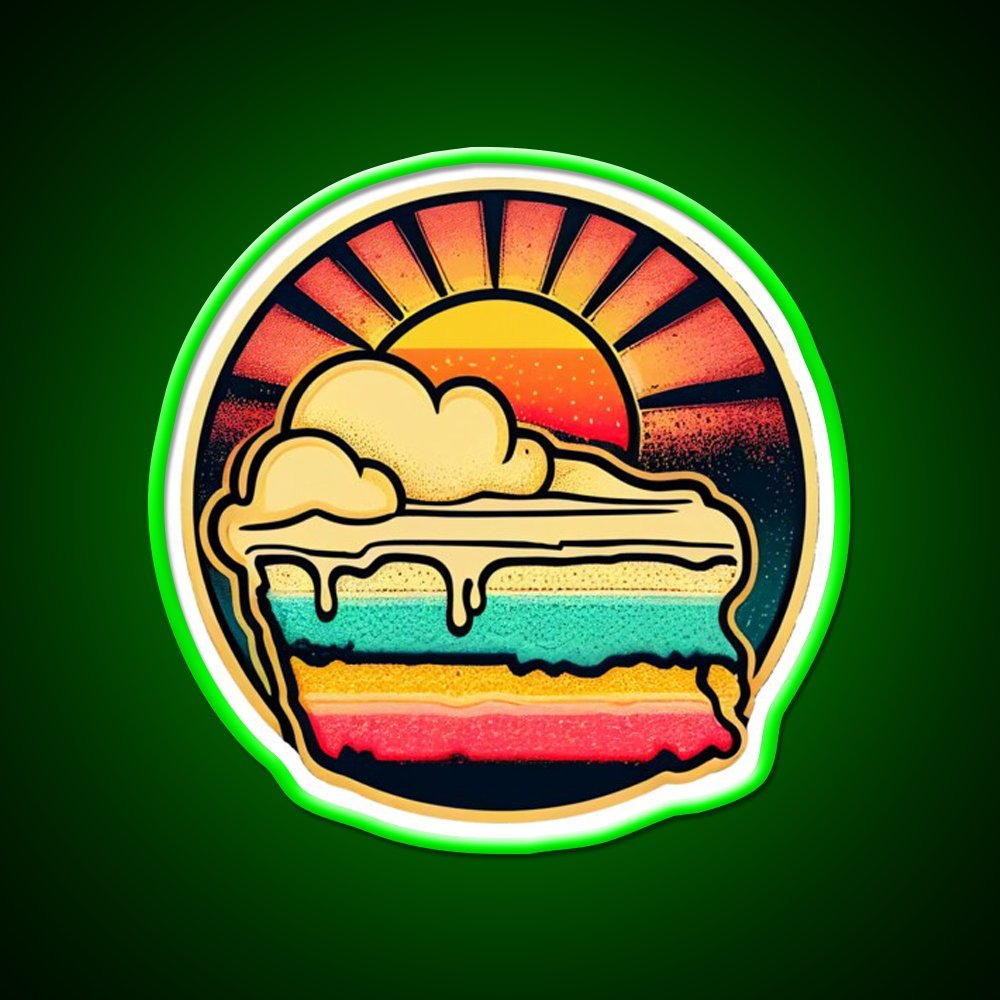 Strains Sun Cake Hemp Inspired Green Leaf Led Neon Sign Rgb Color - LED neon sign view 8