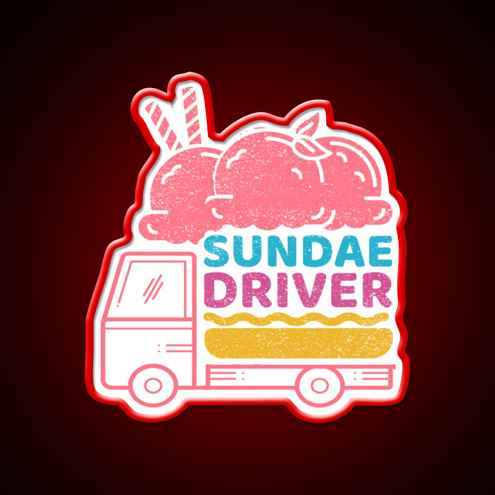 Strains Sundae Driver Hemp Inspired Green Leaf Led Neon Sign Rgb Color - LED neon sign view 10