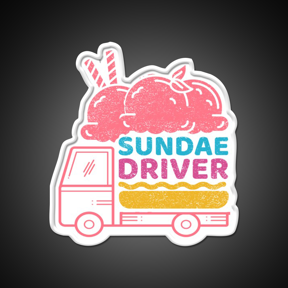 Strains Sundae Driver Hemp Inspired Green Leaf Led Neon Sign Rgb Color - LED neon sign view 11