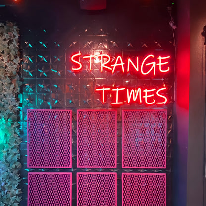 Strange Times Illuminate Your Space With An Eccentric Vibe Led Neon Sign | Shineneon