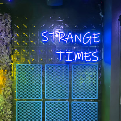 Strange Times Illuminate Your Space With An Eccentric Vibe Led Neon Sign | Shineneon