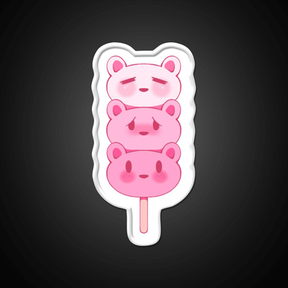 Strawbeary Dango Snack Food Led Neon Sign Rgb Color - Shineneon