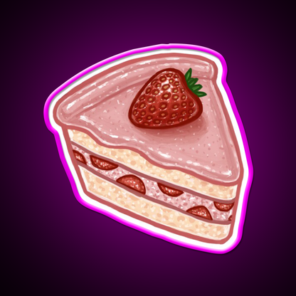 Strawberries Tree Fast Food Led Neon Sign For Burger Place Rgb Color