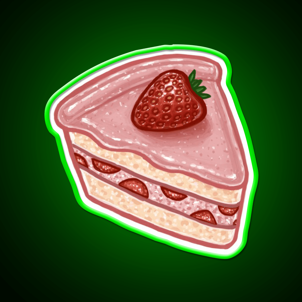 Strawberries Tree Fast Food Led Neon Sign For Burger Place Rgb Color - Shineneon