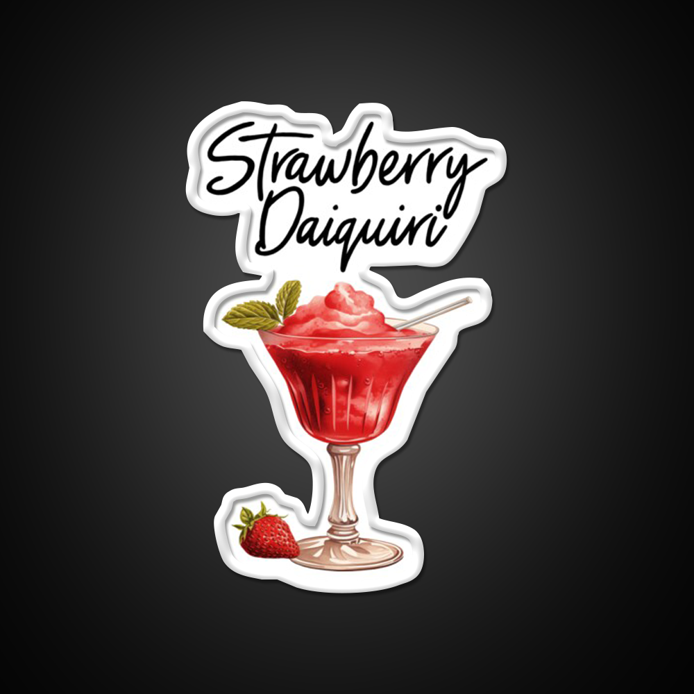 Strawberry Daiquiri Cocktail Bar Decor Led Neon Sign Rgb Color - LED neon sign view 11