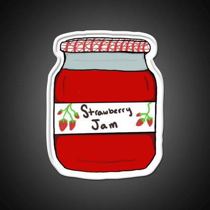 Strawberry Jam Snack Food Led Neon Sign Rgb Color - Shineneon
