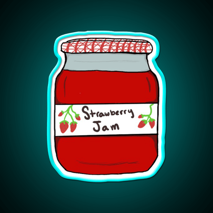 Strawberry Jam Snack Food Led Neon Sign Rgb Color - Shineneon