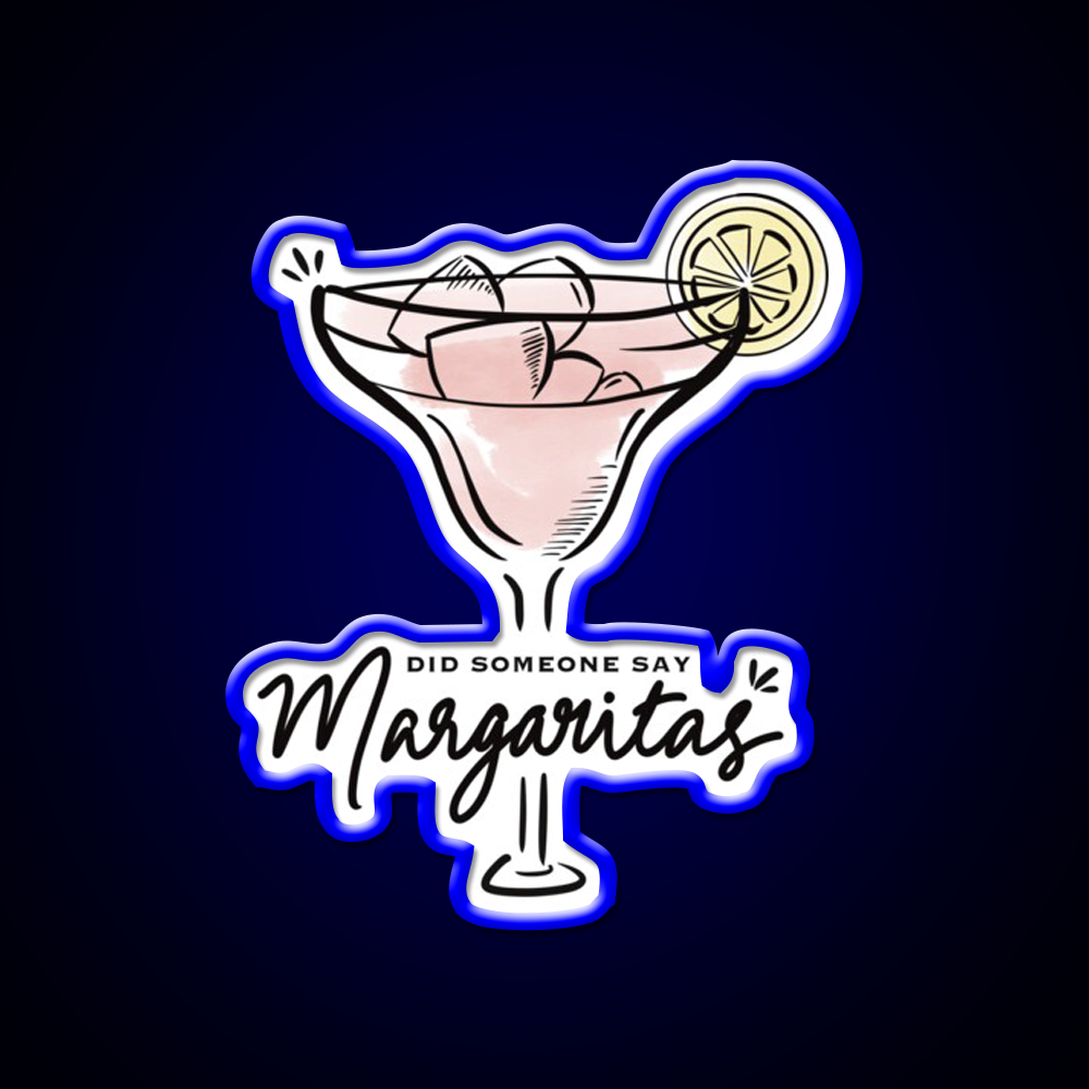 Strawberry Margarita Cocktail Bar Decor Led Neon Sign Rgb Color - LED neon sign view 5