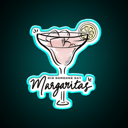 Strawberry Margarita Cocktail Bar Decor Led Neon Sign Rgb Color - Shineneon