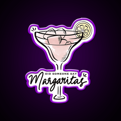 Strawberry Margarita Cocktail Bar Decor Led Neon Sign Rgb Color - Shineneon