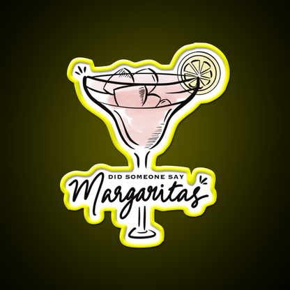 Strawberry Margarita Cocktail Bar Decor Led Neon Sign Rgb Color - LED neon sign view 7