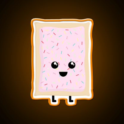 Strawberry Milkshake Pop Tart Snack Food Led Neon Sign Rgb Color - Shineneon