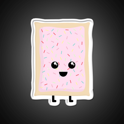 Strawberry Milkshake Pop Tart Snack Food Led Neon Sign Rgb Color - Shineneon