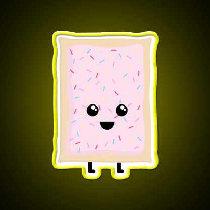 Strawberry Milkshake Pop Tart Snack Food Led Neon Sign Rgb Color - Shineneon