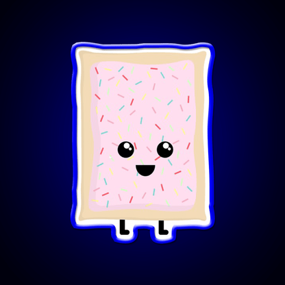 Strawberry Milkshake Pop Tart Snack Food Led Neon Sign Rgb Color - Shineneon